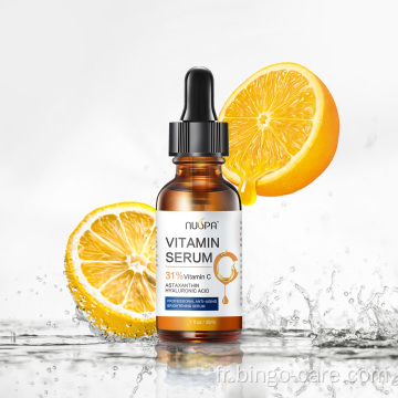 Sérum à la vitamine C Éclaircissant biologique pour le teint de la peau